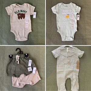 NWT Bundle of 5 Items Size 6-9 Months Old Navy and Liam & James